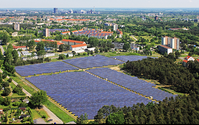 Photovoltaik Eisenhüttenstadt Solar Solarpark