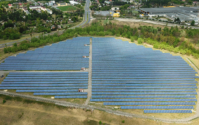 Photovoltaik Ostroleka Solar Solarpark