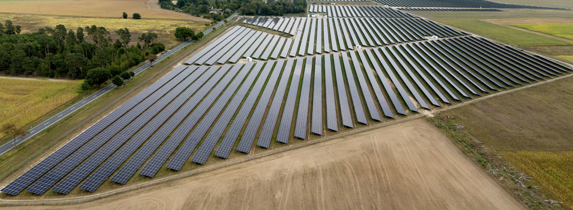 Montagesystem Solarpark