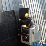 Fassade mit Photovoltaik