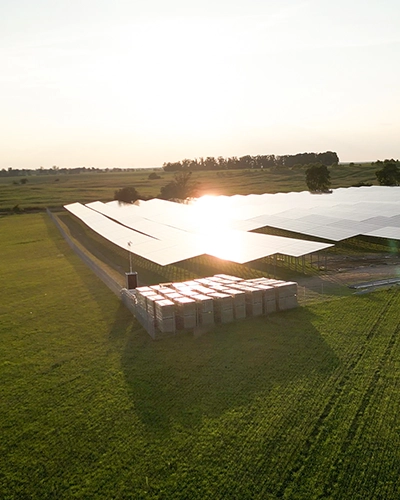 Luftaufnahme Solarpark