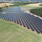 Solarpark aus der Luft