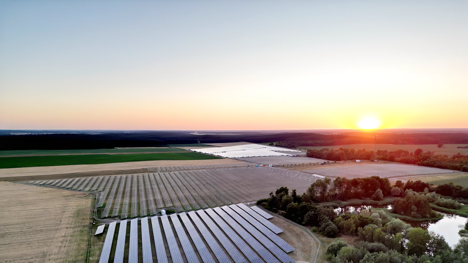 solarpark aus der luft
