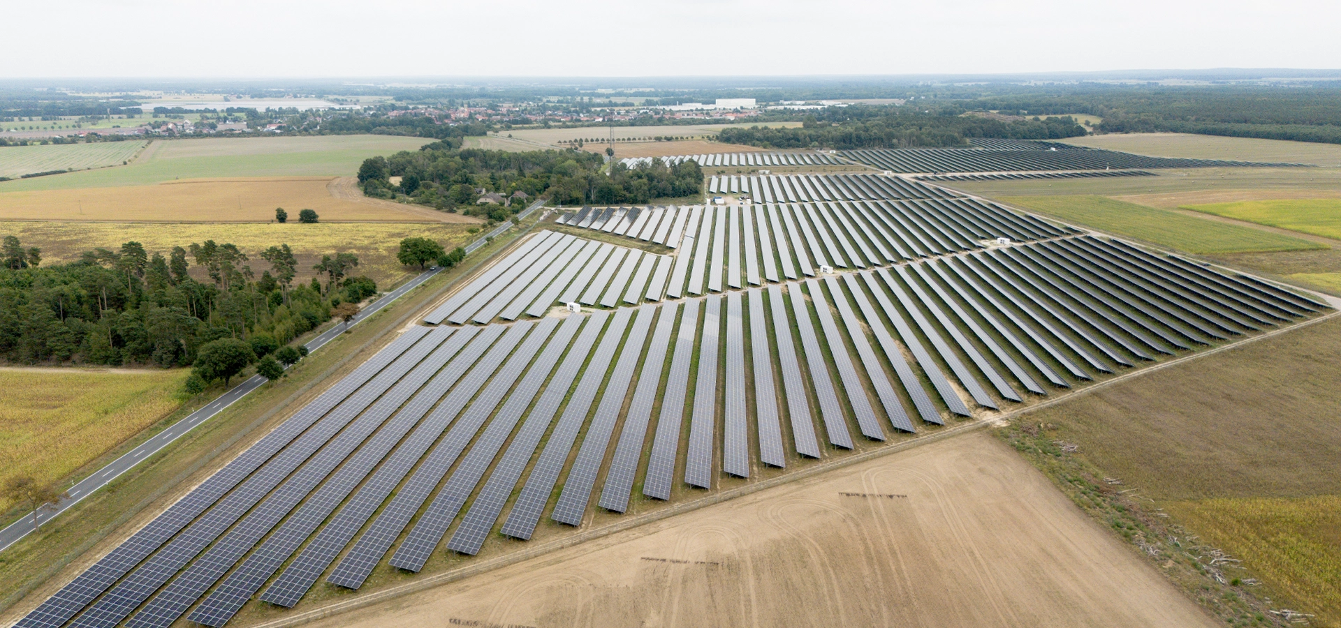 großer Solarpark